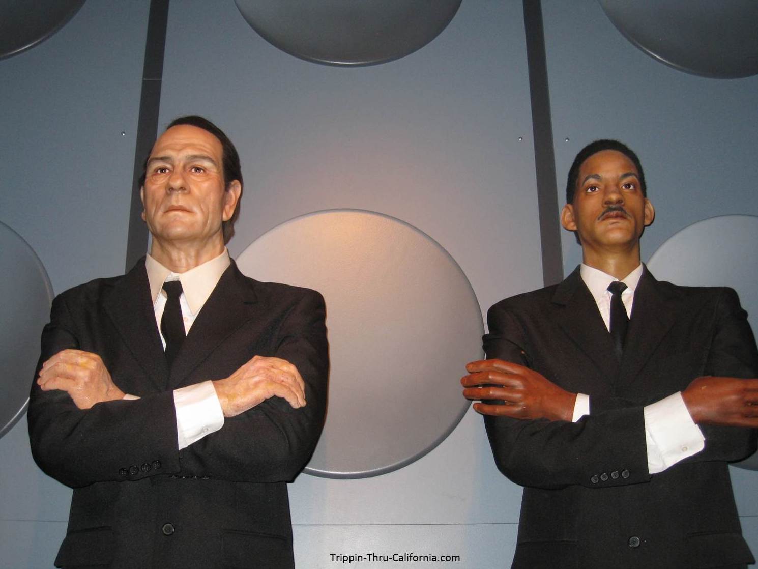 Men in Black at the Hollywood Wax Museum