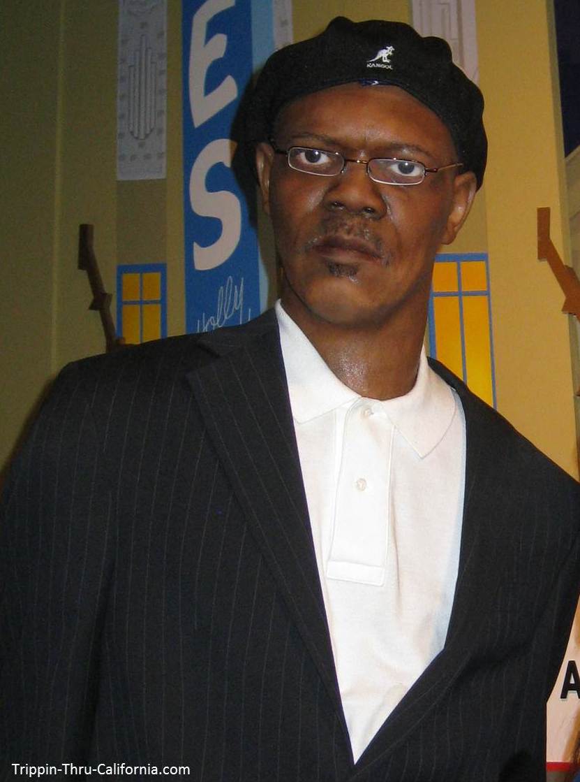 Samuel L Jackson at the Hollywood Wax Museum
